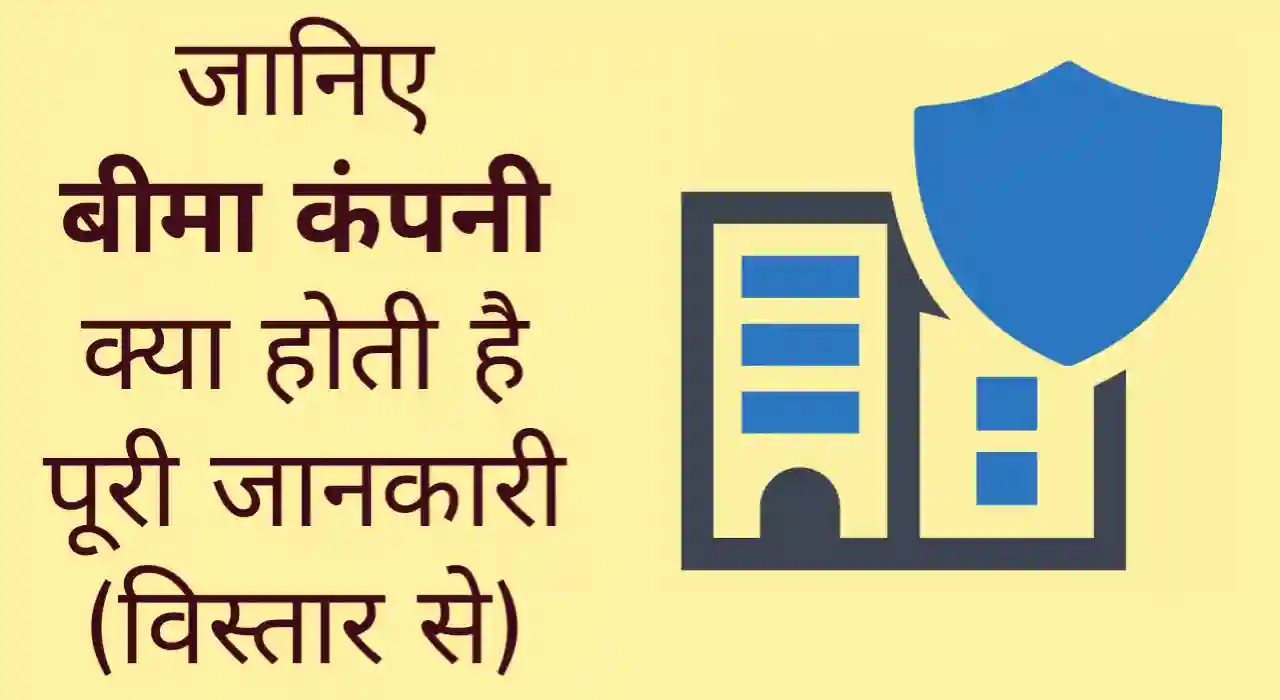 बीमा कंपनी क्या होती है, What is Insurance company in hindi