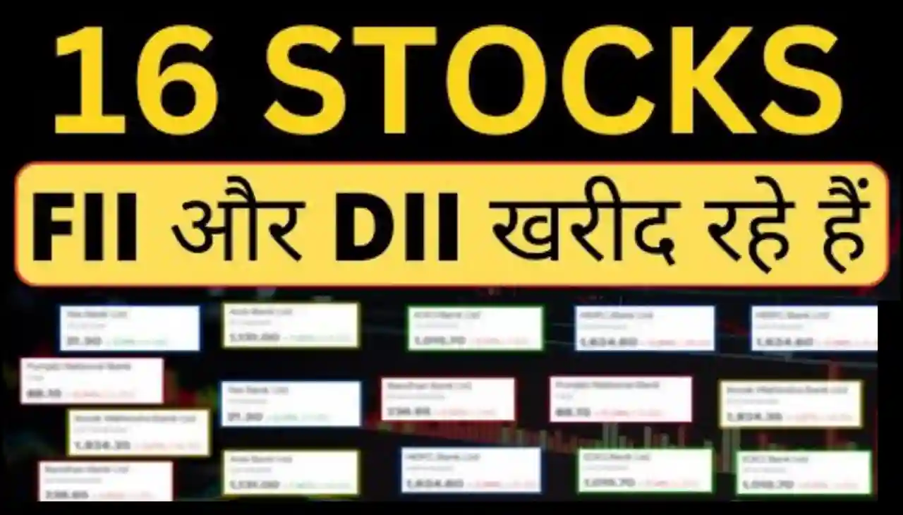 Which share FII and DII buying